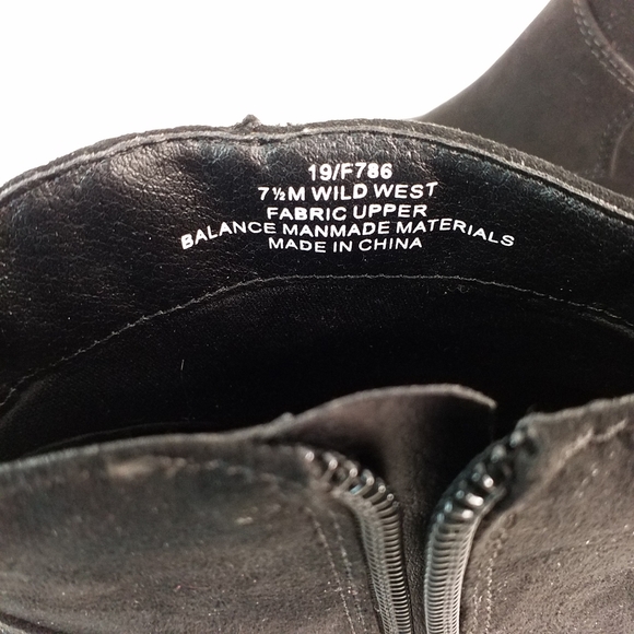 Madeline Black Heeled Ankle Boots - Picture 4 of 7